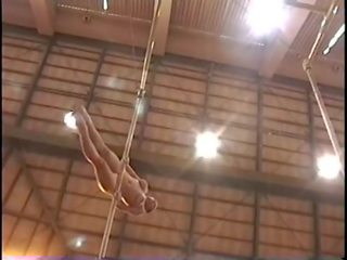 Corina - Topless Gymnastics